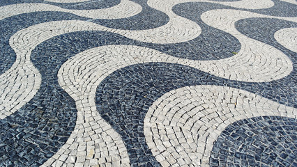 Portuguese pavement, calçada portuguesa