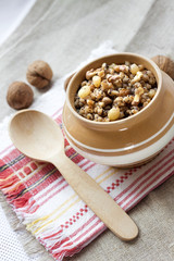 Kutia - traditional grain dish for Christmas in Eastern Europe