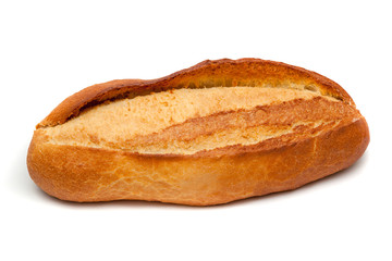 Fresh bread on wooden background