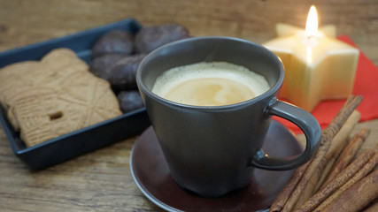 christmas time with some cookies