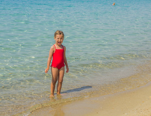 Little Girl Summer Vacation