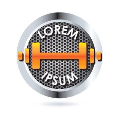 Barbell Logo Concept Design