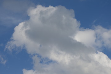 Clouds in the blue sky