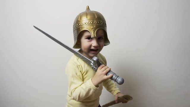 Little Knight Having Fun