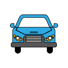 car vehicle icon. Automobile auto transportation and transport theme. Isolated design. Vector illustration