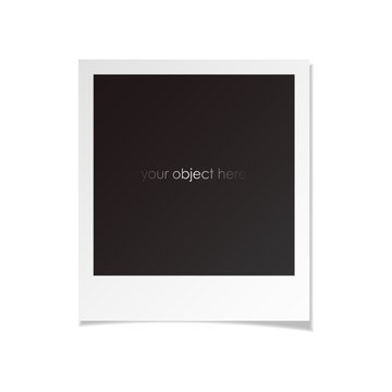 photo polaroid frame for your object Stock Vector | Adobe Stock