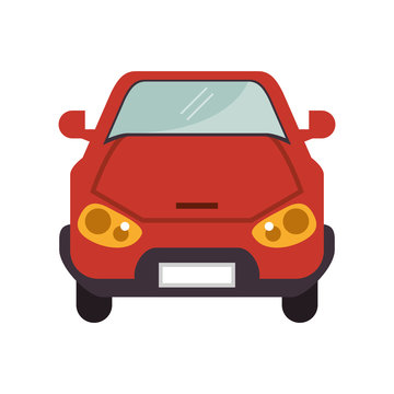 car vehicle icon. Automobile auto transportation and transport theme. Isolated design. Vector illustration