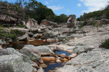Brazil, Bahia, Mucugenzinho River, Poco do Diablo, Devils Pond