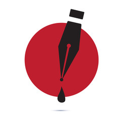 Classic pen design icons