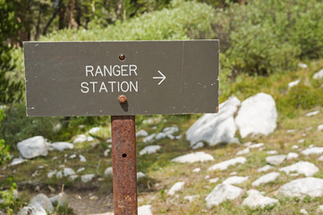 Ranger Station Sign