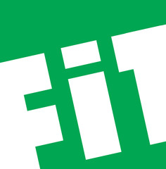 Obraz premium Fit Typography Design