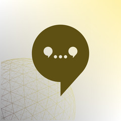 Dialog vector web icon