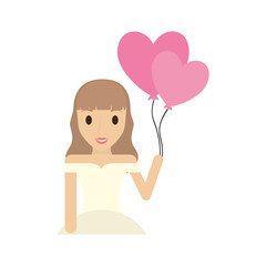 woman female girl isolated icon vector illustration design