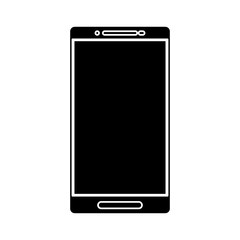Smartphone icon. Device gadget technology and electronic theme. Isolated design. Vector illustration