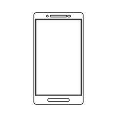 Smartphone icon. Device gadget technology and electronic theme. Isolated design. Vector illustration