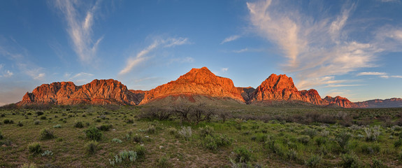 Red Rocks Sunrise Panorama