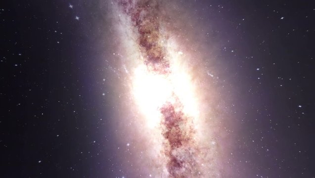 Center of the galaxy and go away from it