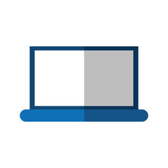 Laptop icon. Device gadget technology and electronic theme. Isolated design. Vector illustration