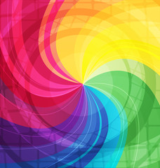 Obraz premium Rainbow bright background with rays