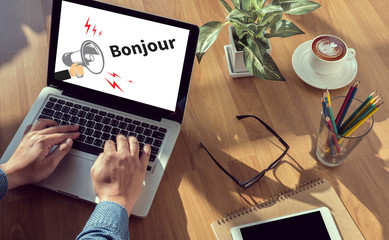  Hi Greet  hi Bonjour Ciao Hola Hello © onephoto