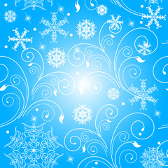 Christmas pattern,blue