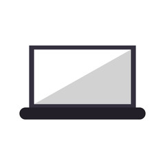 Laptop icon. Device gadget technology and electronic theme. Isolated design. Vector illustration