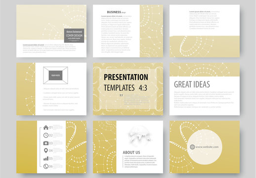 Presentation Slides with a Constellation Design Element 1