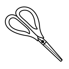 scissor tool isolated icon vector illustration design