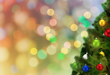 Fototapeta na wymiar Blurred santacros on Christmas background.for Christmas background.