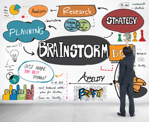 Brainstorming Analysis Planning Sharing Meeting Concept