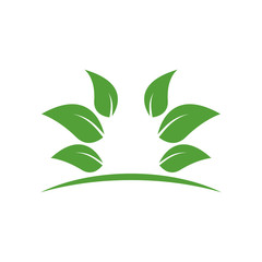 Vector abstract illustration - eco lifestyle concept