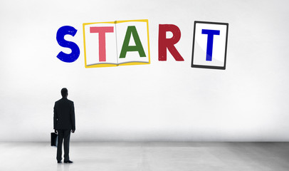 Start Begin Open Motivation Ready Concept