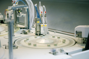 centrifuge. advanced laboratory equipment. photo.