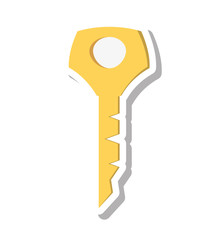 key security isolated icon vector illustration design