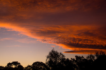Fototapeta na wymiar Clouds at Sunset 