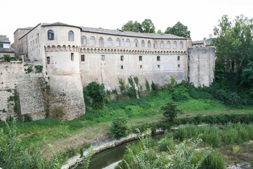 Fototapeta na wymiar Fortezza Albornoz, Urbino, Marche, Italy 