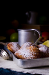 Homemade biscuits madeleines