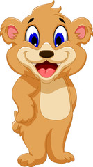 cute bear cartoon for you design