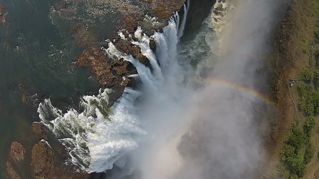 Aerial view of Victoria Falls, Africa