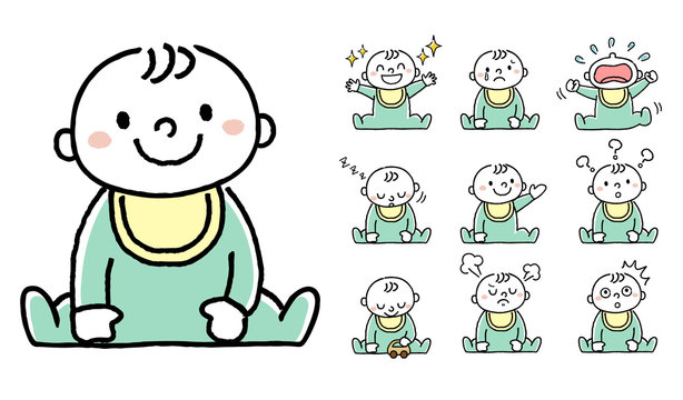 赤ちゃん：セット　バリエーション
