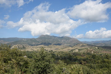 Fototapeta na wymiar Landschaft bei Castiglione di Sicila