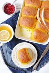 Pumpkin buns 