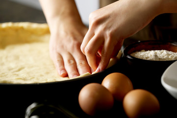 Preparation of delicious pumpkin cake
