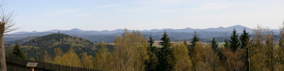 Weifebergblick-Panorama vom Wachberg