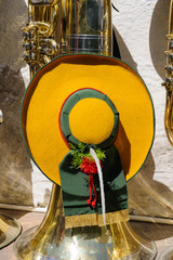 trombone, cappello, costume tradizionale, banda altoatesina