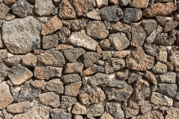 lava stone wall