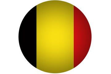 3D Belgium flag ,original and simple Belgium flag.Nation flag