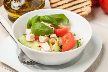 Fresh mediterranean salad.