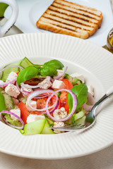 Fresh mediterranean salad.