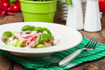 Fresh mediterranean salad.